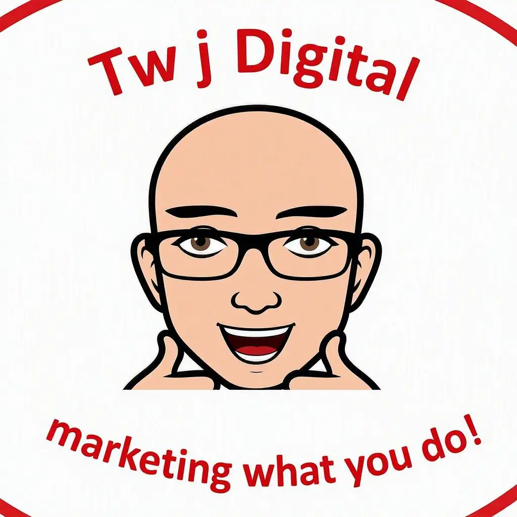 Smiling face TWJ Digital, marketing what you do